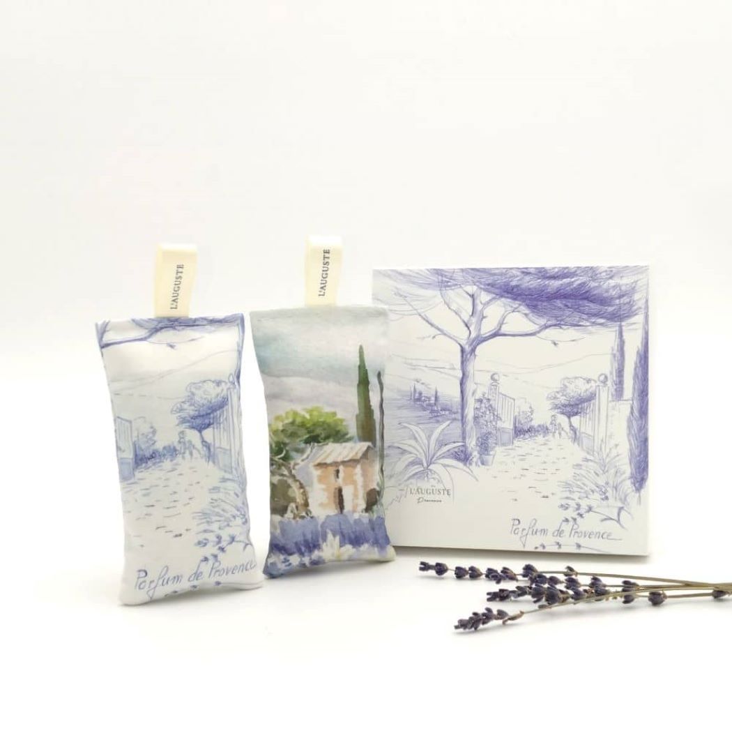 L'AUGUSTE DE PROVENCE - 有機'薰衣草'香包 禮盒孖裝 'Carbanon & Parfum'