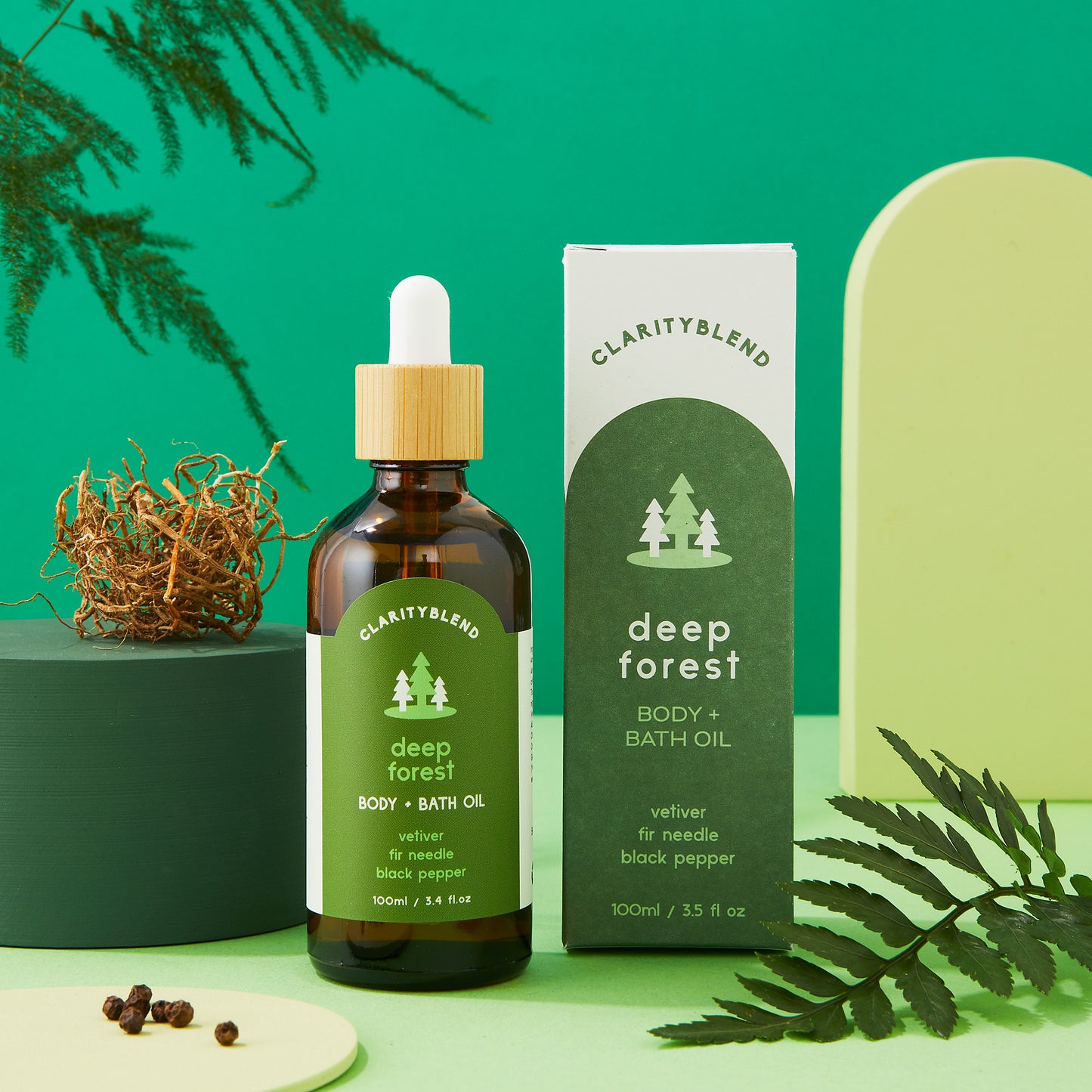 CLARITY BLEND AROMATHERAPY - Deep Forest Body & Bath Oil 深層森林身體沐浴油(英國 United Kingdom)