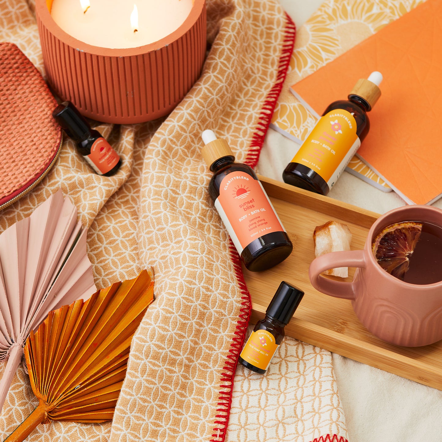 CLARITY BLEND AROMATHERAPY - Sunset Bliss Body & Bath Oil 日落身體沐浴油(英國 United Kingdom)