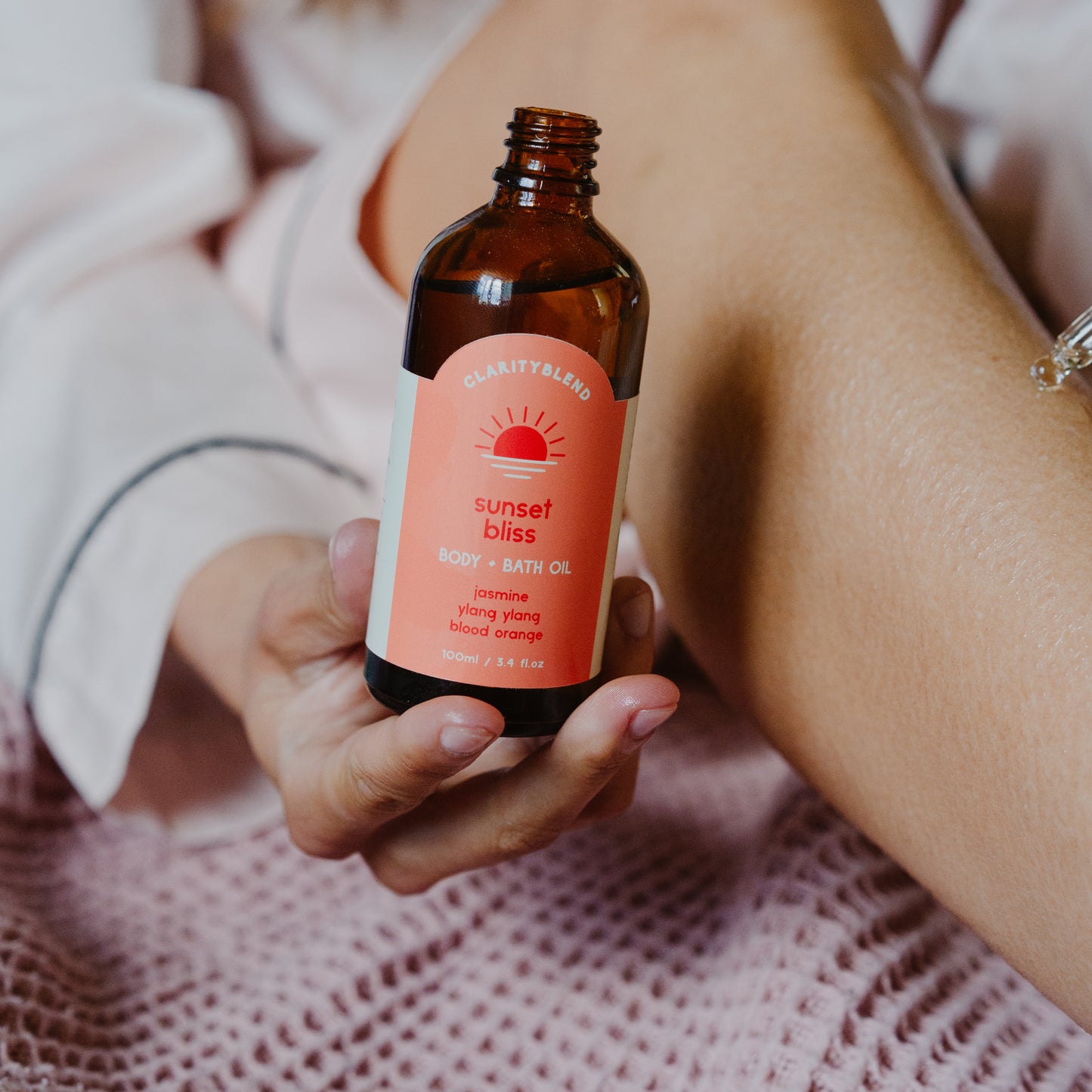 CLARITY BLEND AROMATHERAPY - Sunset Bliss Body & Bath Oil 日落身體沐浴油(英國 United Kingdom)