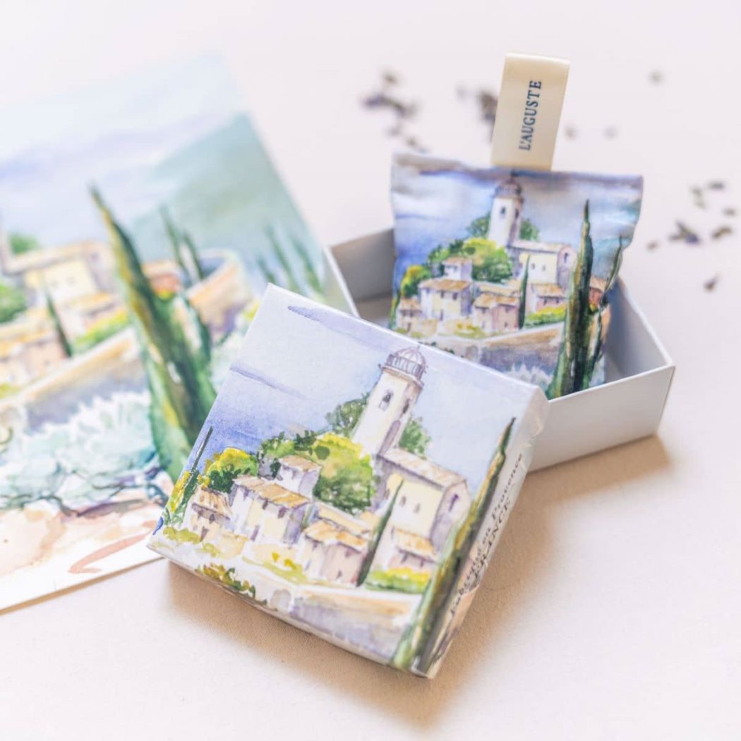 L'AUGUSTE DE PROVENCE - 有機'薰衣草'香包 禮盒'Village Perche'