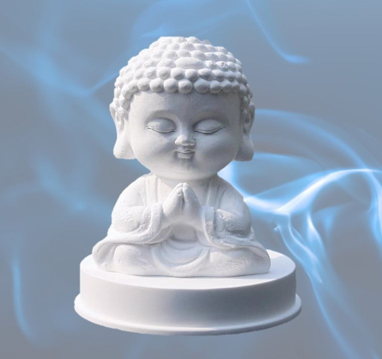 無火香薰擴石擺設(小佛像)
