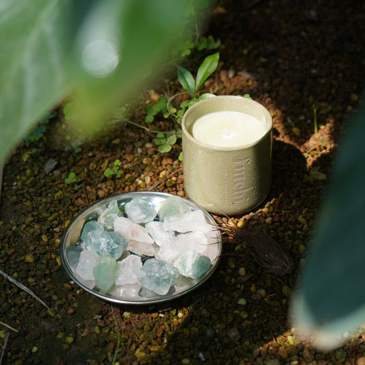 Futchi - 香薰蠟燭,擴香水晶禮盒 Crystal Diffuser Gift Set - Posion Wood Forest (United Kingdom 英國)